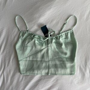 Hollister Light Green Camisole Top